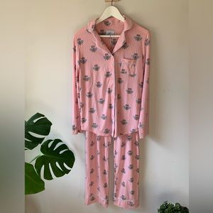 The Cats Pajamas Queen Bee knit pajamas women’s medium